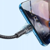 Mcdodo CA-5641 60W 3A TypeC TypeC Şarj Data Kablosu Siyah 1M thumbnail 2