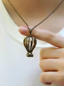 Kapadokya Balon Modelli Antik Kadın Kolye euk40 thumbnail 1