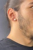 8,5 mm Doğal İnci Top Küpe thumbnail 1