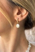 12,5 mm Para İnci Küpe thumbnail 2