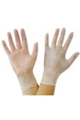 DOLPHİN Eldiven Vinil Pudrasız Muayene Eldiveni Beyaz Large 100 Lü thumbnail 4