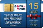 Esimtime 15 Usd Dijital Hediye Kartı thumbnail 1