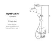 FLEKO LIGHT 322 LIGHT ANTRASİT DUŞ SİSTEMİ thumbnail 2