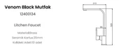 FLEKO VENOM ANTRASİT MUTFAK BATARYASI thumbnail 3