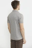 Slim Fit Baskılı Penye Gömlek - Vizon thumbnail 6
