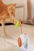 Hareketli Robot İnteraktif Kedi Oyuncağı Tüylü Araba thumbnail 1