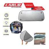 CARUB Güneşlik Perde Arka Oval Vantuzlu 100X50 thumbnail 2