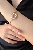 6,5 mm Doğal İnci Bileklik thumbnail 7