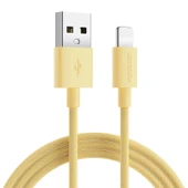 Joyroom İphone USB Renkli Yanmaz Silikon Data Şarj Kablosu thumbnail 1