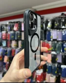 İphone 15 Plus T-Max MagSafe Uyumlu Siyah Silikon Kılıf thumbnail 4