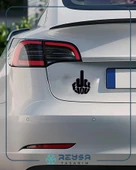 F*ck You Sticker 17x17 Cm Siyah thumbnail 4