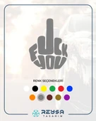 F*ck You Sticker 17x17 Cm Gri thumbnail 1