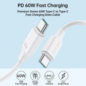 Joyroom 60W Type-C-Type-C Şarj Kablosu 0,25M thumbnail 3