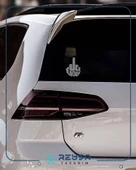 F*ck You Sticker 17x17 Cm Gri thumbnail 3