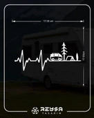 Ritim Karavan Sticker17x17 Cm Beyaz thumbnail 1