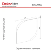 Dekorister Lava Ayna Rota - Antrasit thumbnail 7
