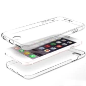 Gpack Apple iPhone 8 Plus  Kılıf Ön Arka  Silikon Koruma thumbnail 3