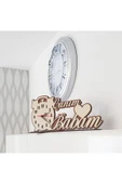 Notpa Canım Babam Masaüstü Ahşap Saat thumbnail 6
