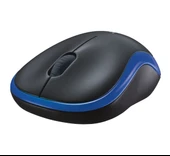 Logitech M185 Optik Kablosuz Mouse Siyah-Mavi 910-002236 thumbnail 2