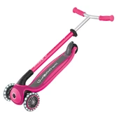 Globber Master Işıklı Katlanabilir Scooter - Fuşya thumbnail 7