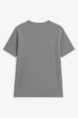 Erkek Bisiklet Yaka Basic Düz Kısa T-shirt thumbnail 7