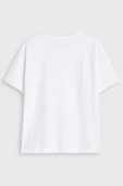 Erkek Bisiklet Yaka Basic Düz Kısa T-shirt thumbnail 3