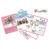 Cubic Fun 3D 84 Parça Puzzle Sevimli Villa Bebek Evi thumbnail 2