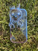 İphone 14 Pro Stantlı Rabbit Silikon Telefon Kılıfı thumbnail 4