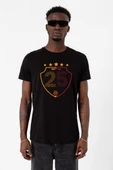 25 Şampiyonluk Shield Siyah Erkek Tshirt thumbnail 1
