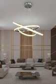 3'lü Çember Led Avize thumbnail 8
