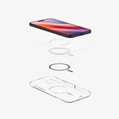 iPhone 16 Plus Kılıf Crystal MagSafe Özellikli Şeffaf thumbnail 3