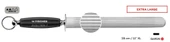 ​​Fischer Evolution 7 G695N 28cm Ekstra Geniş Oluklu Yassı Masat 63HRC thumbnail 3