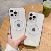 İphone 11 Magsafe Uyumlu Şeffaf Telefon Kılıfı thumbnail 1