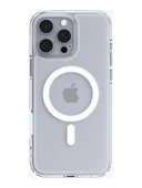 iPhone 16 Pro Kılıf Crystal MagSafe Özellikli Şeffaf thumbnail 1