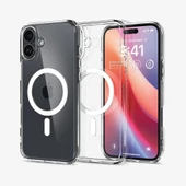 iPhone 16 Plus Kılıf Crystal MagSafe Özellikli Şeffaf thumbnail 1