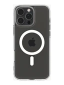iPhone 16 Pro Kılıf Crystal MagSafe Özellikli Şeffaf thumbnail 2