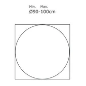 Tablalı Masa Ayağı 11.483.110.C - H110cm thumbnail 2