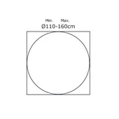 Tablalı Masa Ayağı 11.484.C110 - H110 cm thumbnail 2