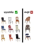Bemrax Esnek, Yıkanabilir, Sandalye Örtüsü thumbnail 3