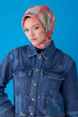 Saf İpek Eşarp 4107D (Twill İpek) thumbnail 10