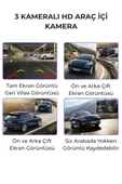 3 Kamera Lens Araç İçi Kamera thumbnail 3