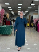 Nesli Elbise Petrol Mavisi thumbnail 1