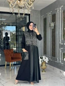 Adalina Elbise Siyah thumbnail 2