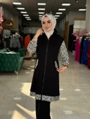 Ecrin Leopar 2İp Takım-Siyah thumbnail 5