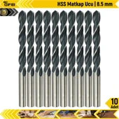 Gfb Hss Matkap Ucu | 8.5 Mm | 10 Adet thumbnail 1