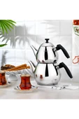 Tea Chef Orta Boy Çaydanlık Takımı 4 Parça-siyah thumbnail 1