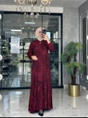Benna Elbise-Bordo Bordo thumbnail 4