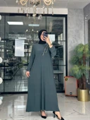 Serpil Elbise-Gri Gri thumbnail 1