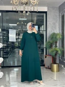 Yıldız Elbise-Haki Haki thumbnail 3