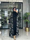 Karmen 2li Abaya-Siyah Siyah thumbnail 3
